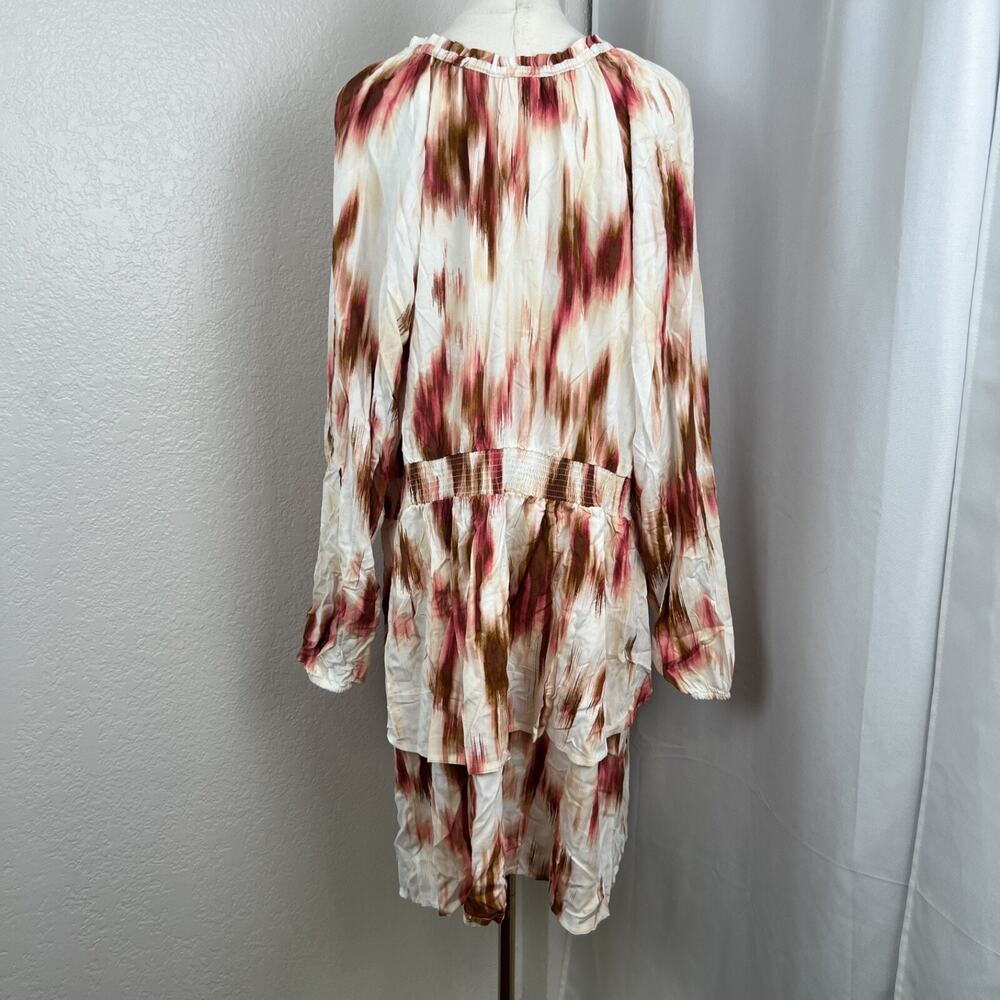 Candace Cameron Bure Mini Dress Womens 2XP Boho Peasant Tiered Festival Romantic - Picture 6 of 12